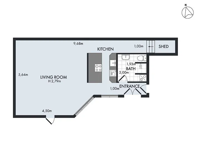 4- Spacious In The Center Of Lejlighed